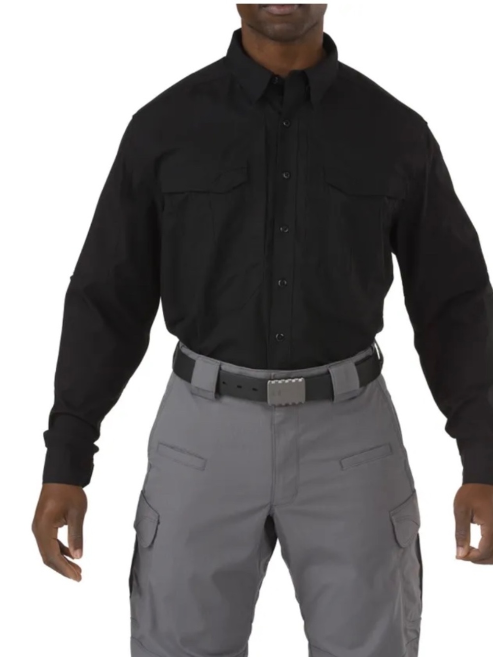 5.11 Tactical Long Sleeve Shirt Men's Black Sz XXL Casual Workwear MSRP $ 90.00